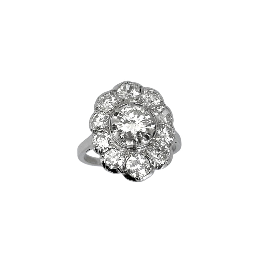 Bague modèle Pompadour diamants - Castafiore