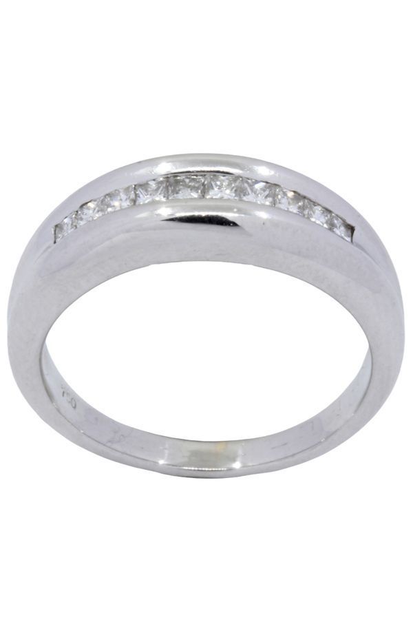 BAGUE MODERNE DIAMANTS - Castafiore