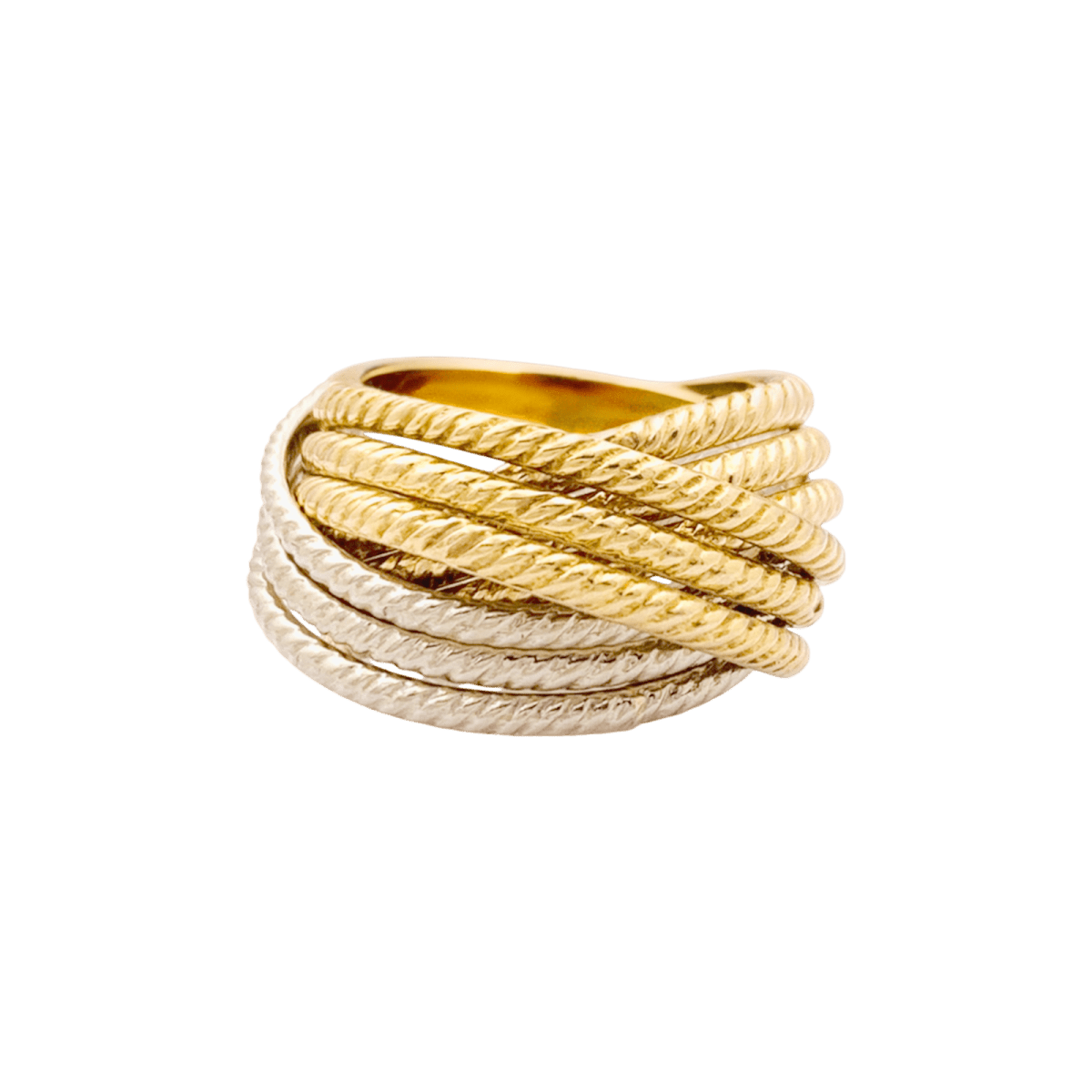 Bague multi - jonc trois ors - Castafiore