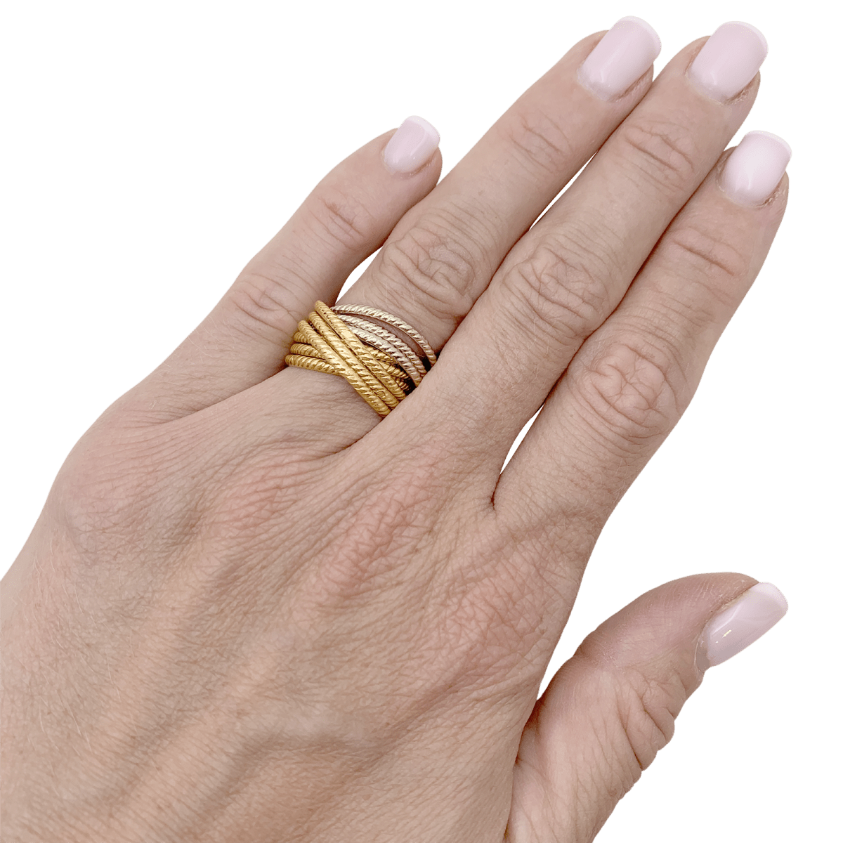 Bague multi - jonc trois ors - Castafiore