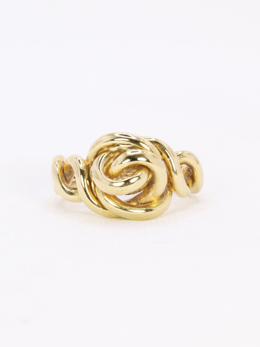 Bague noeud vintage or jaune - Castafiore