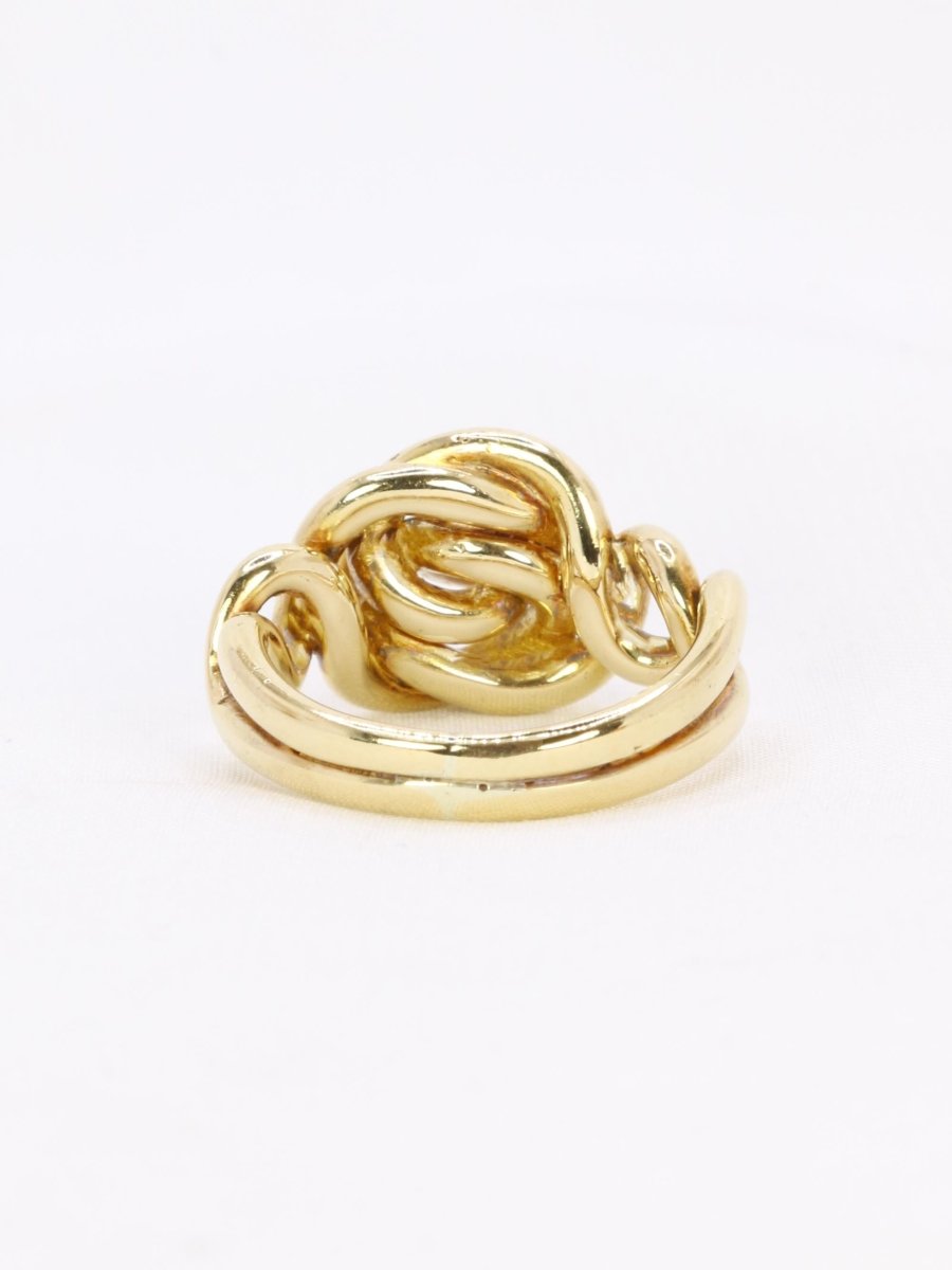 Bague noeud vintage or jaune - Castafiore