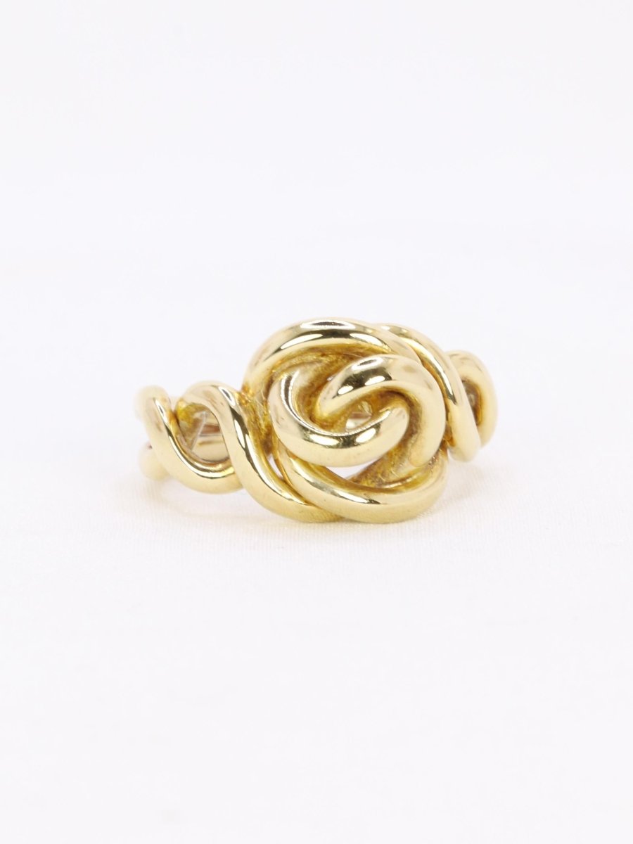 Bague noeud vintage or jaune - Castafiore