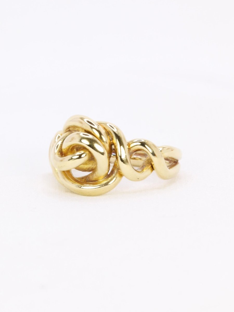 Bague noeud vintage or jaune - Castafiore