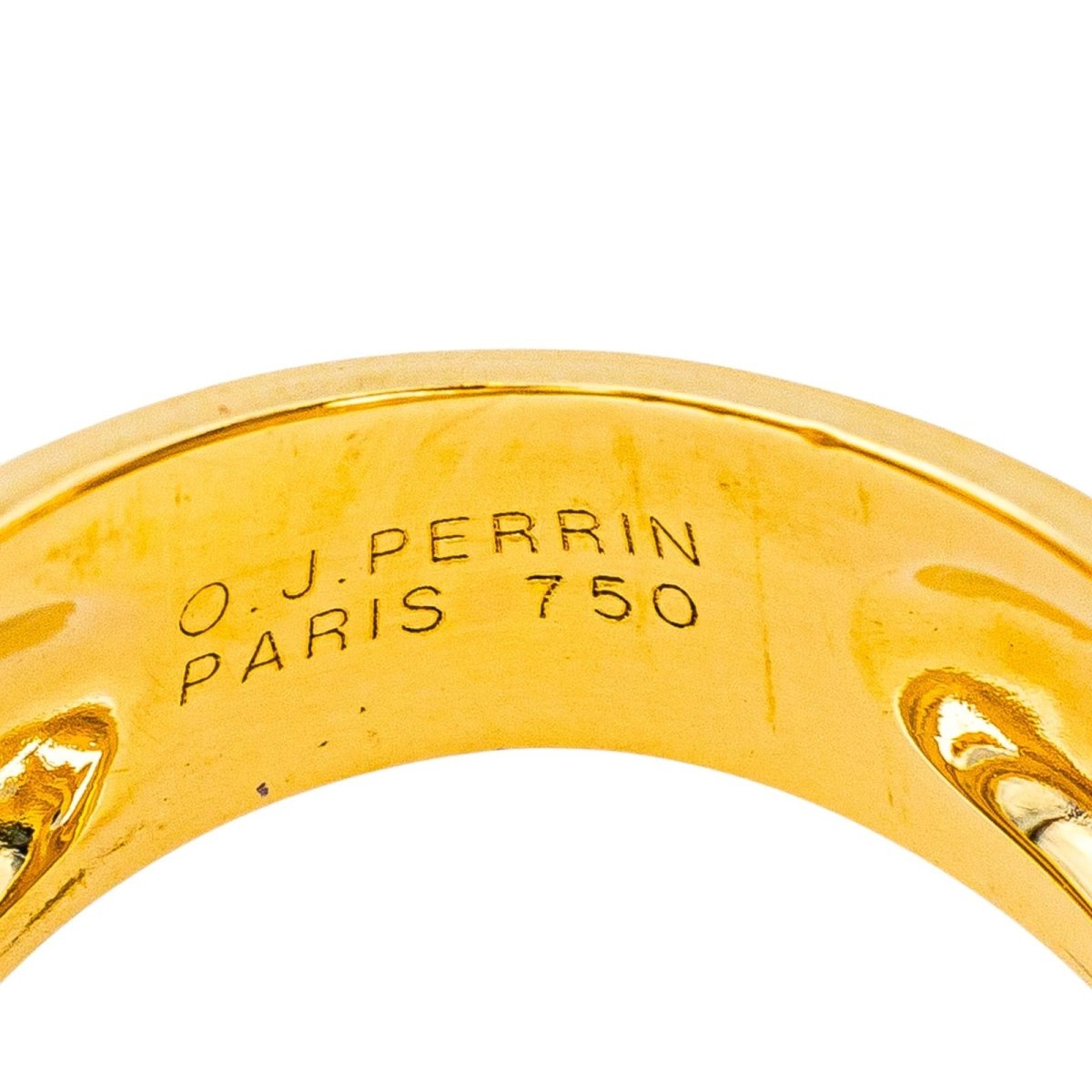 Bague O.J. PERRIN "Cœur Légende" en or jaune - Castafiore