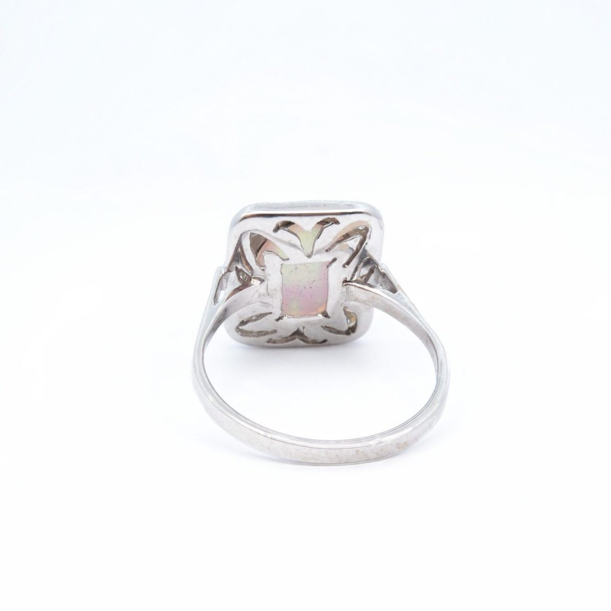 Bague opale et diamants en or 18k - Castafiore