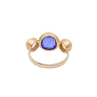 Bague opales et tanzanite en or 18k - Castafiore