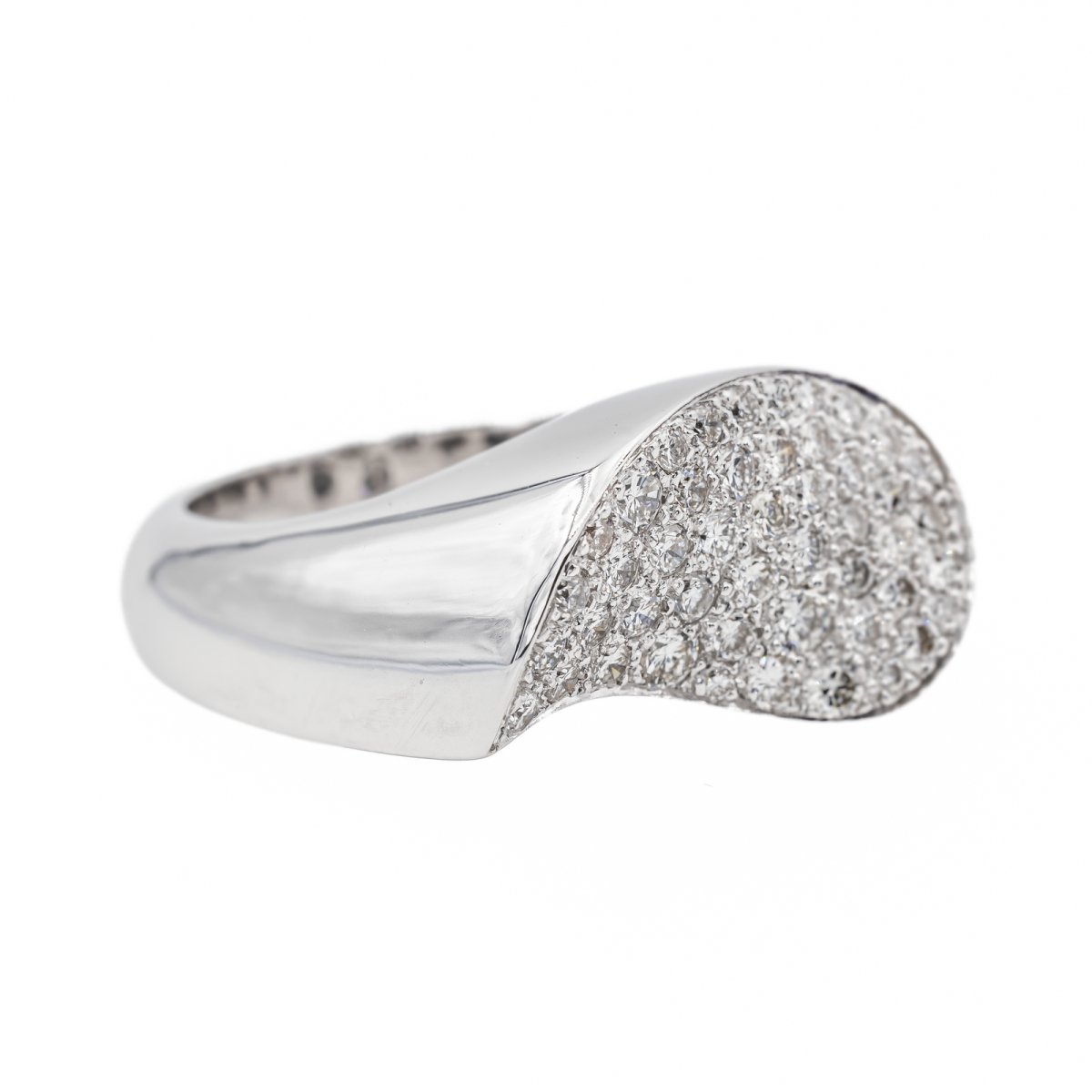 Bague Or blanc Diamant - Castafiore