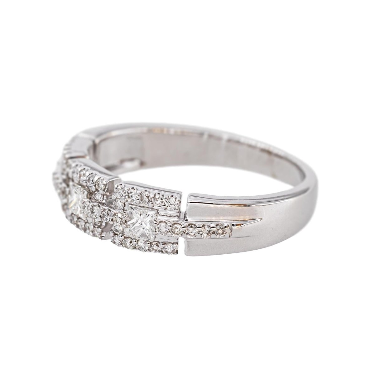 Bague Or blanc Diamant - Castafiore