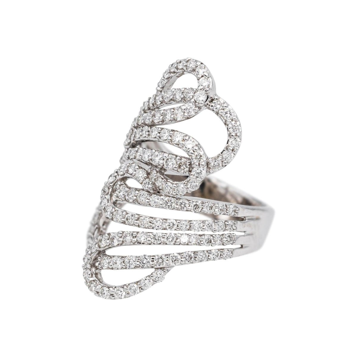 Bague Or blanc Diamant - Castafiore