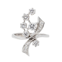 Bague Or blanc Diamant - Castafiore