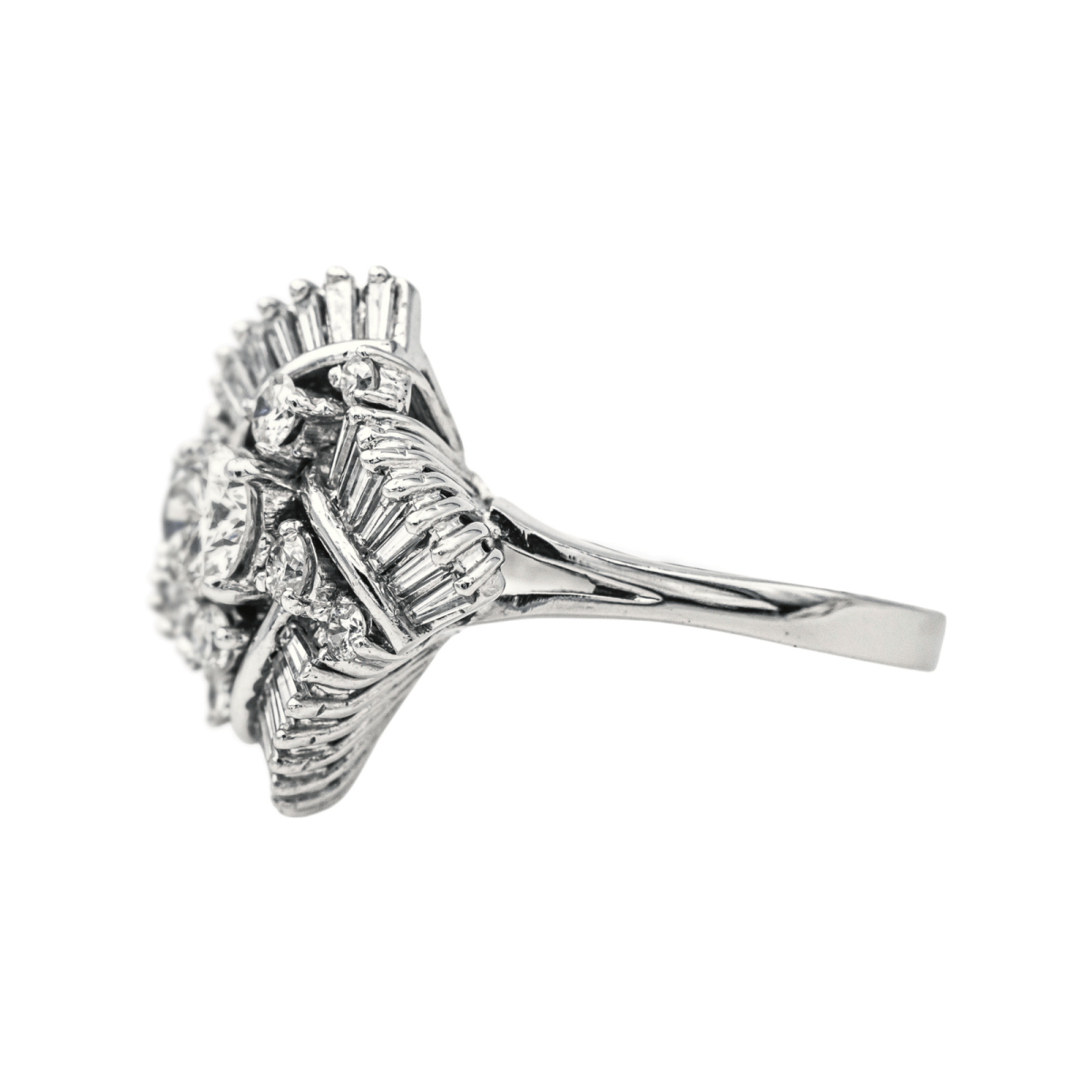 Bague Or blanc Diamant - Castafiore