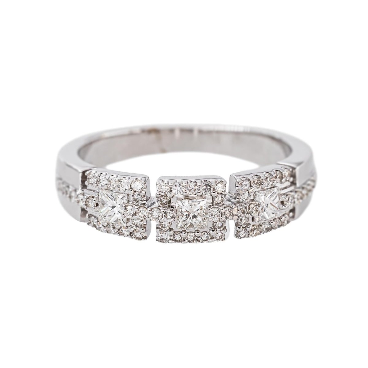Bague Or blanc Diamant - Castafiore