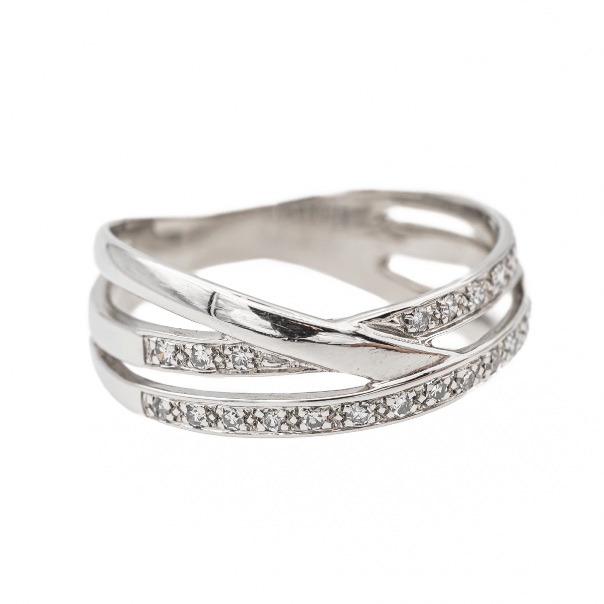Bague Or blanc Diamant - Castafiore