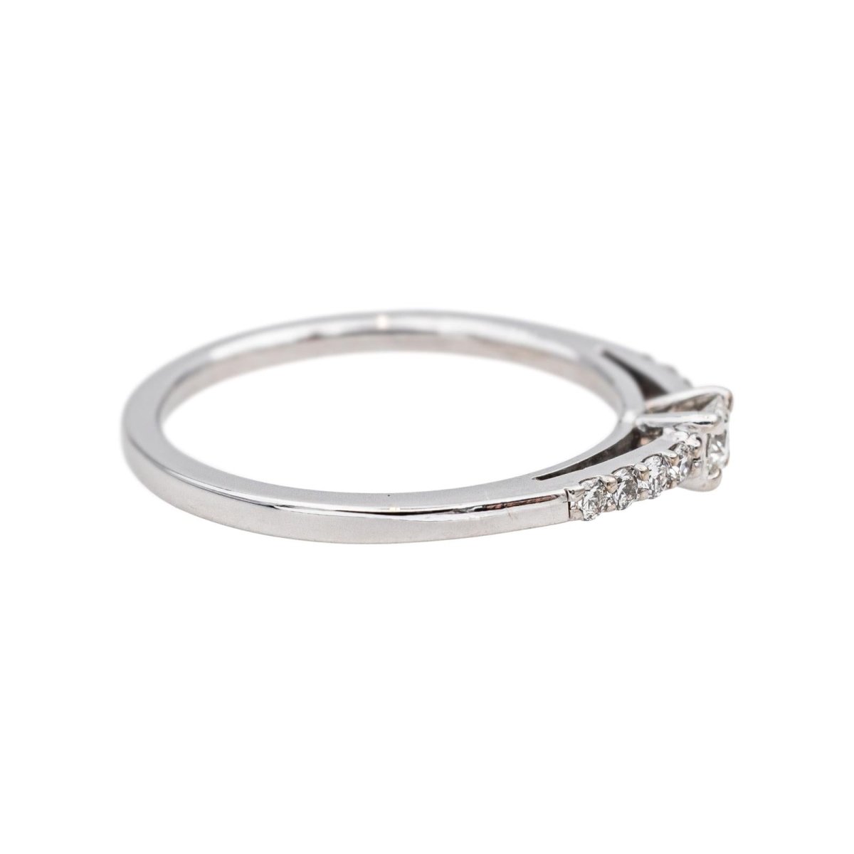 Bague Or blanc Diamant - Castafiore
