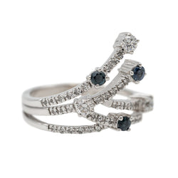 Bague Or blanc Diamant - Castafiore