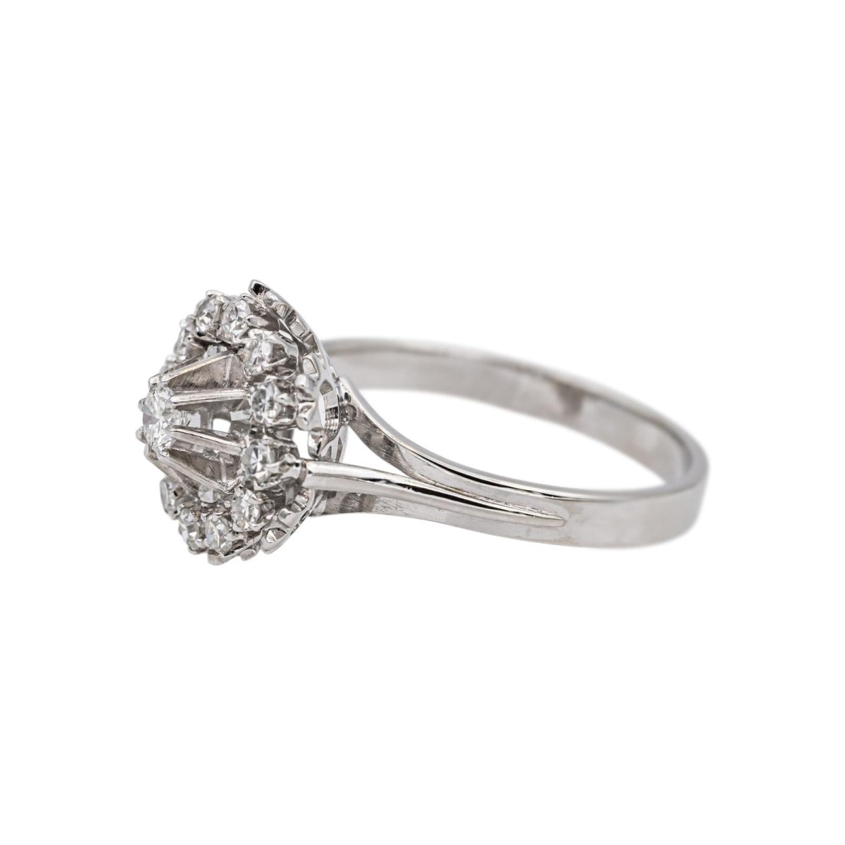 Bague Or blanc Diamant - Castafiore