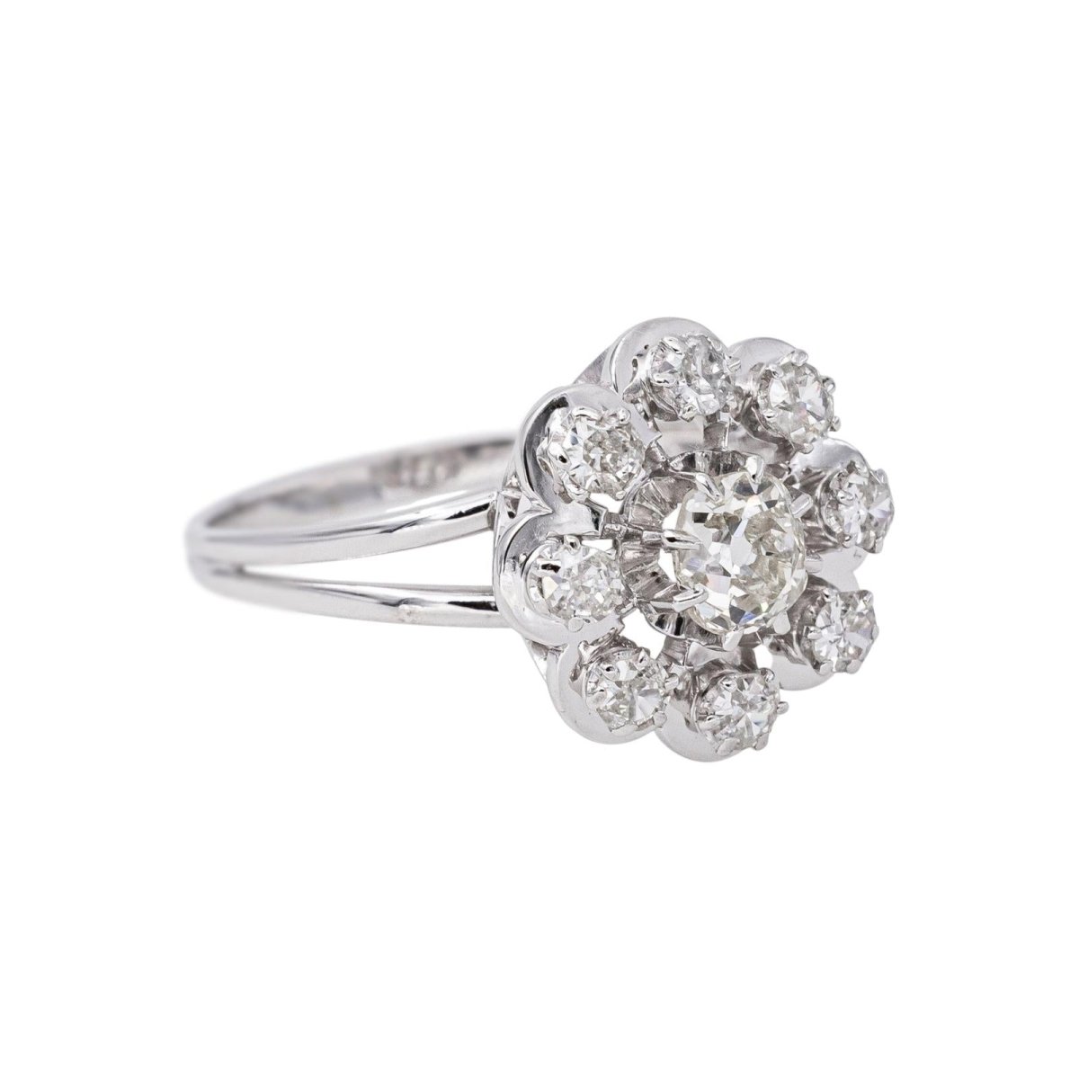 Bague Or blanc Diamant - Castafiore