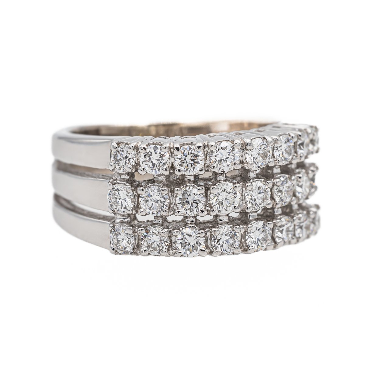 Bague Or blanc Diamant - Castafiore