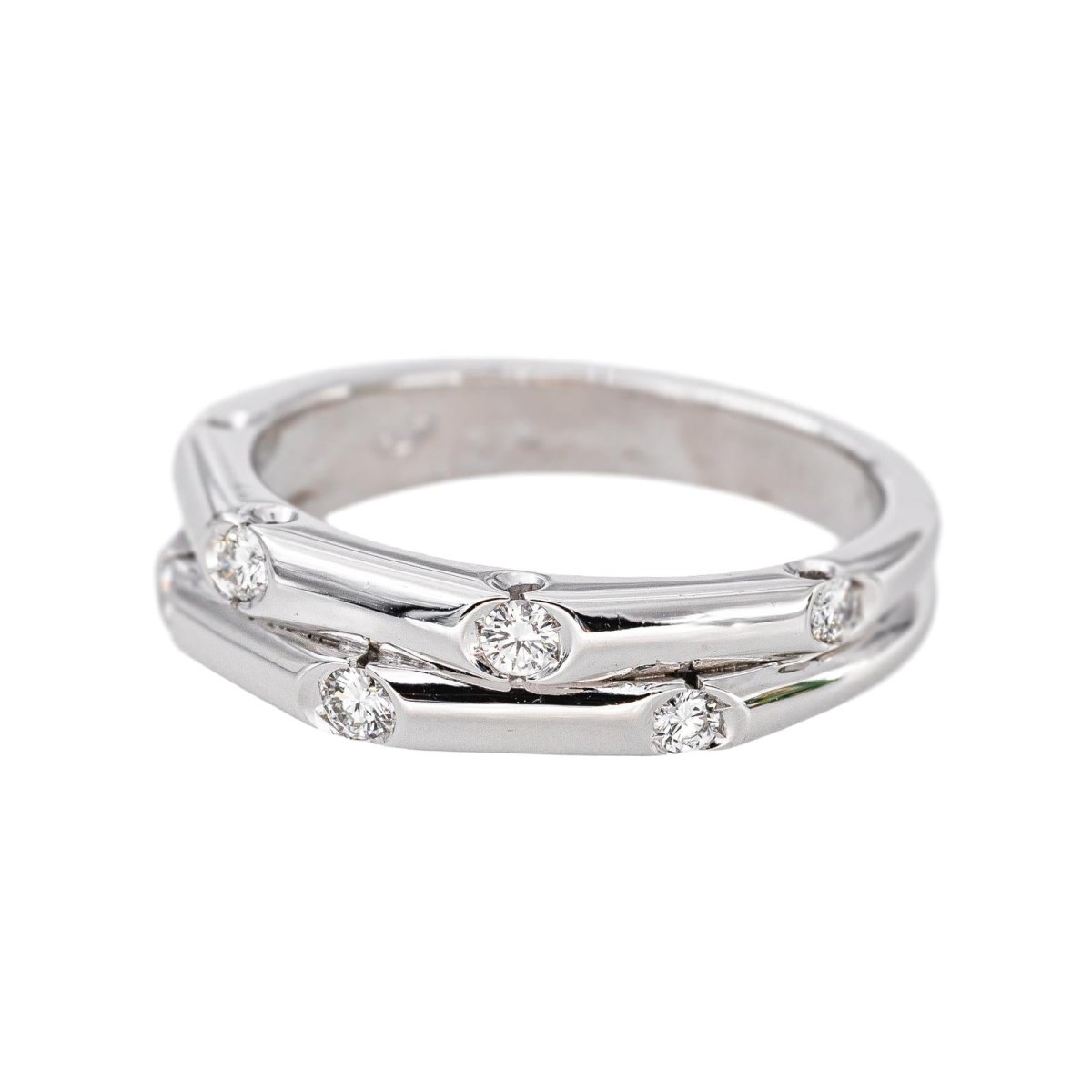 Bague Or blanc Diamant - Castafiore