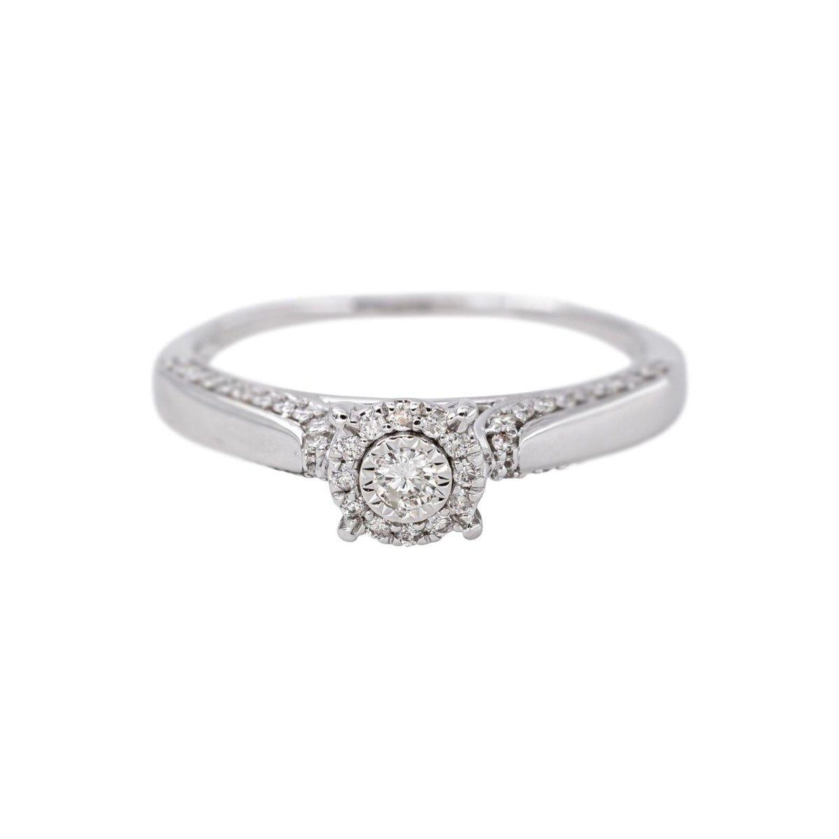 Bague Or blanc Diamant - Castafiore