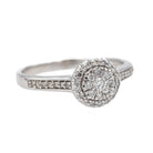 Bague Or blanc Diamant - Castafiore