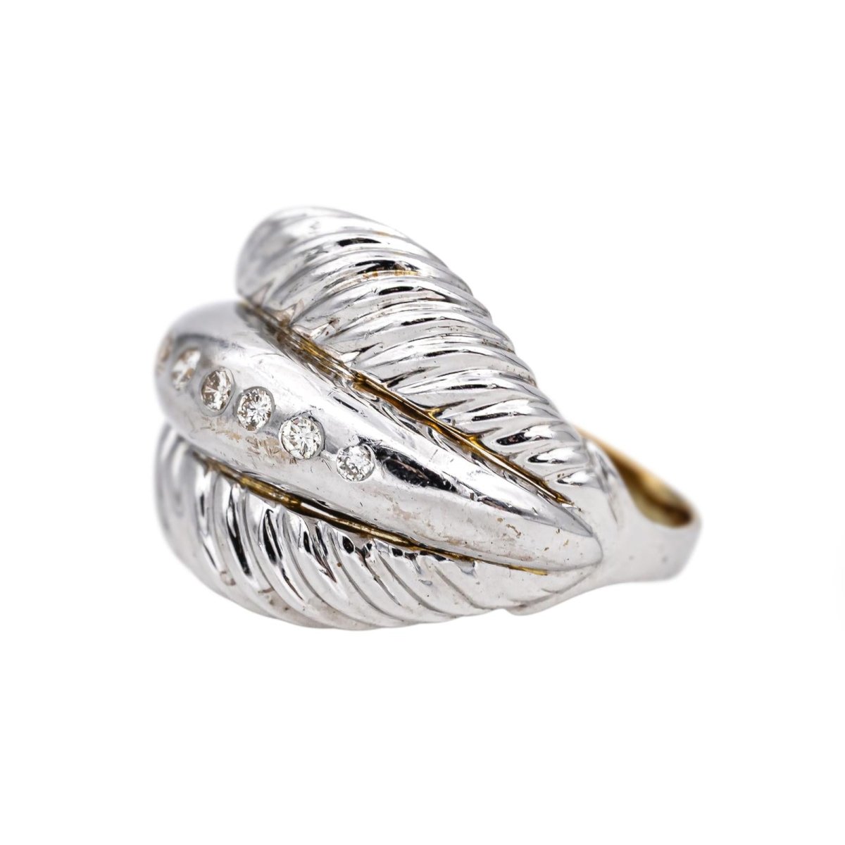 Bague Or blanc Diamant - Castafiore