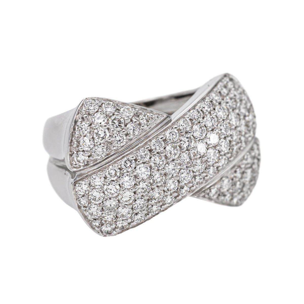 Bague Or blanc Diamant - Castafiore