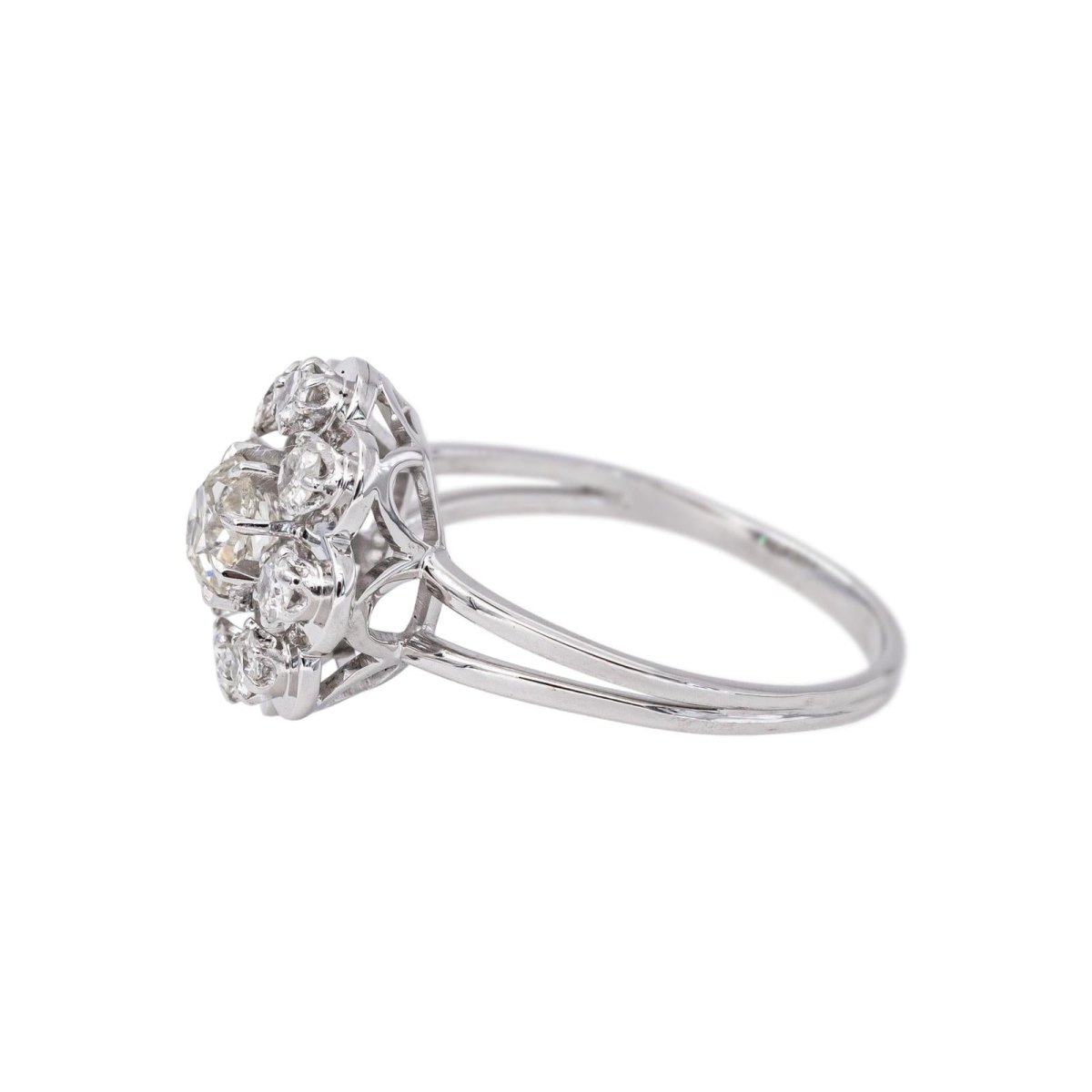 Bague Or blanc Diamant - Castafiore