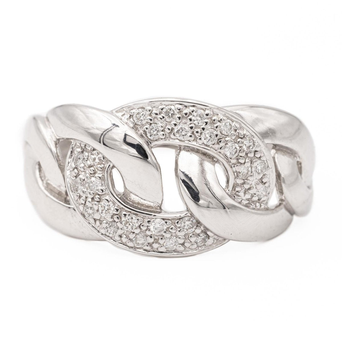 Bague Or blanc Diamant - Castafiore