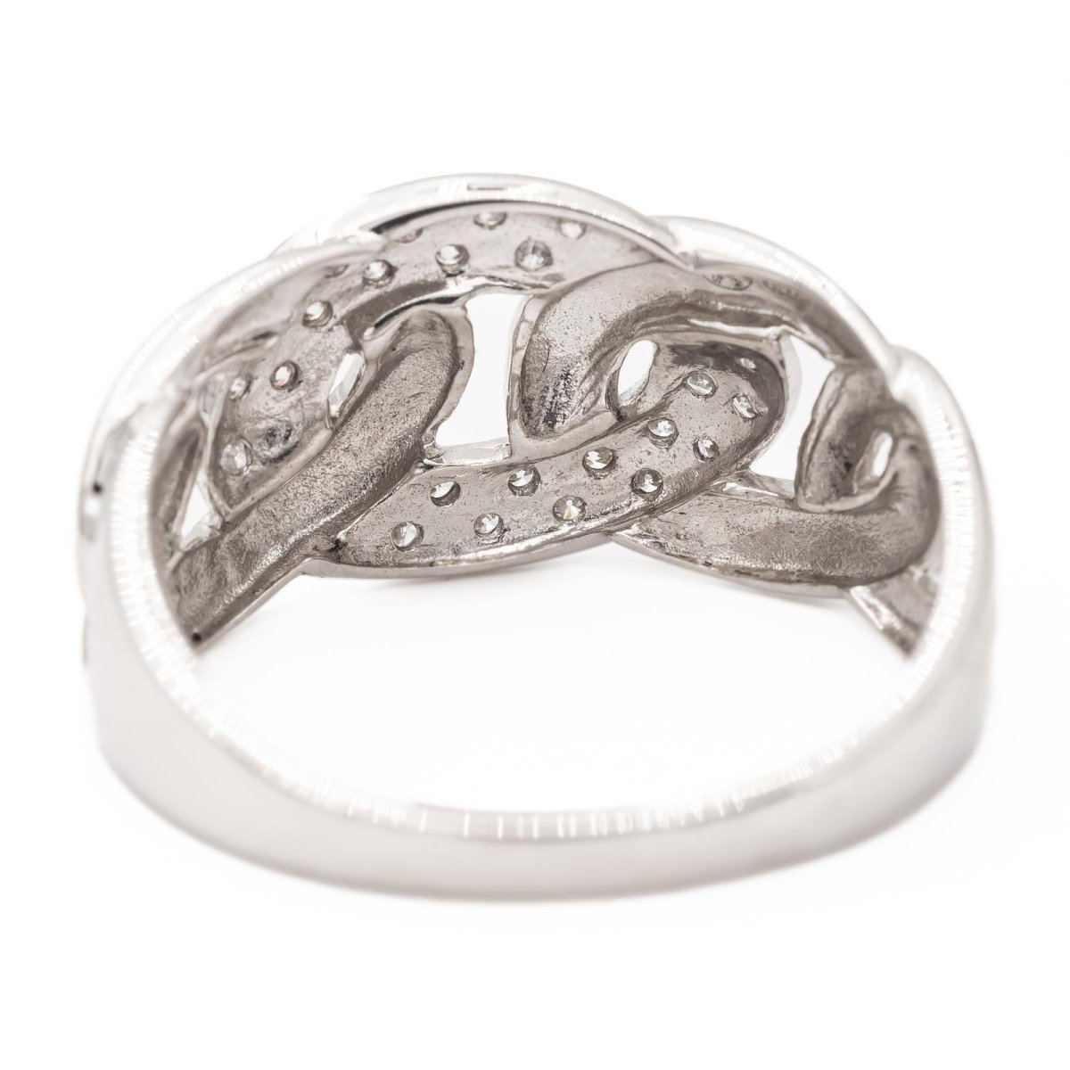 Bague Or blanc Diamant - Castafiore
