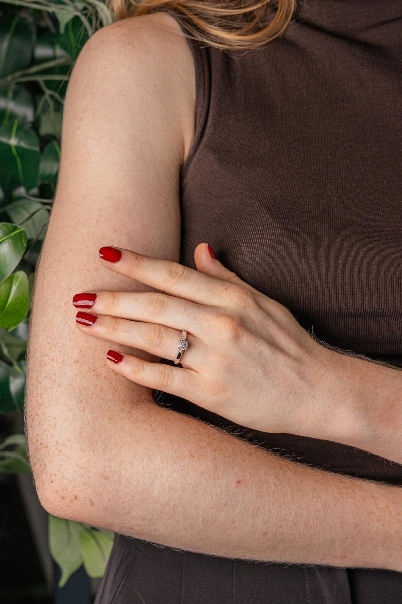 Bague Or blanc Diamant - Castafiore