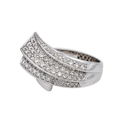 Bague Or blanc Diamant - Castafiore