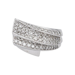 Bague Or blanc Diamant - Castafiore
