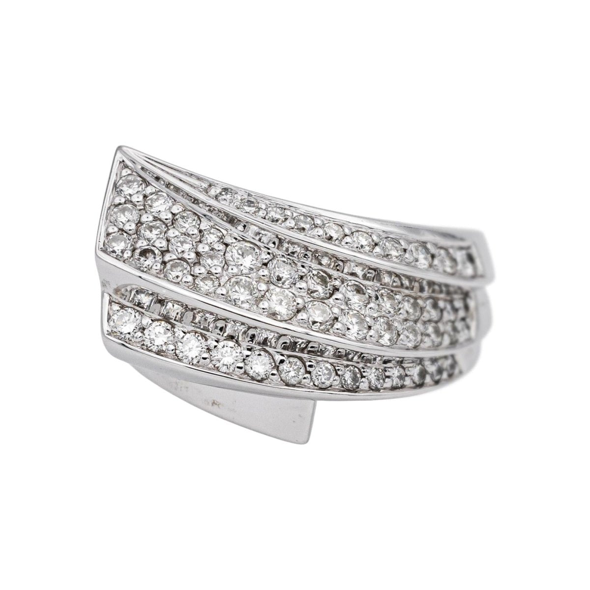 Bague Or blanc Diamant - Castafiore