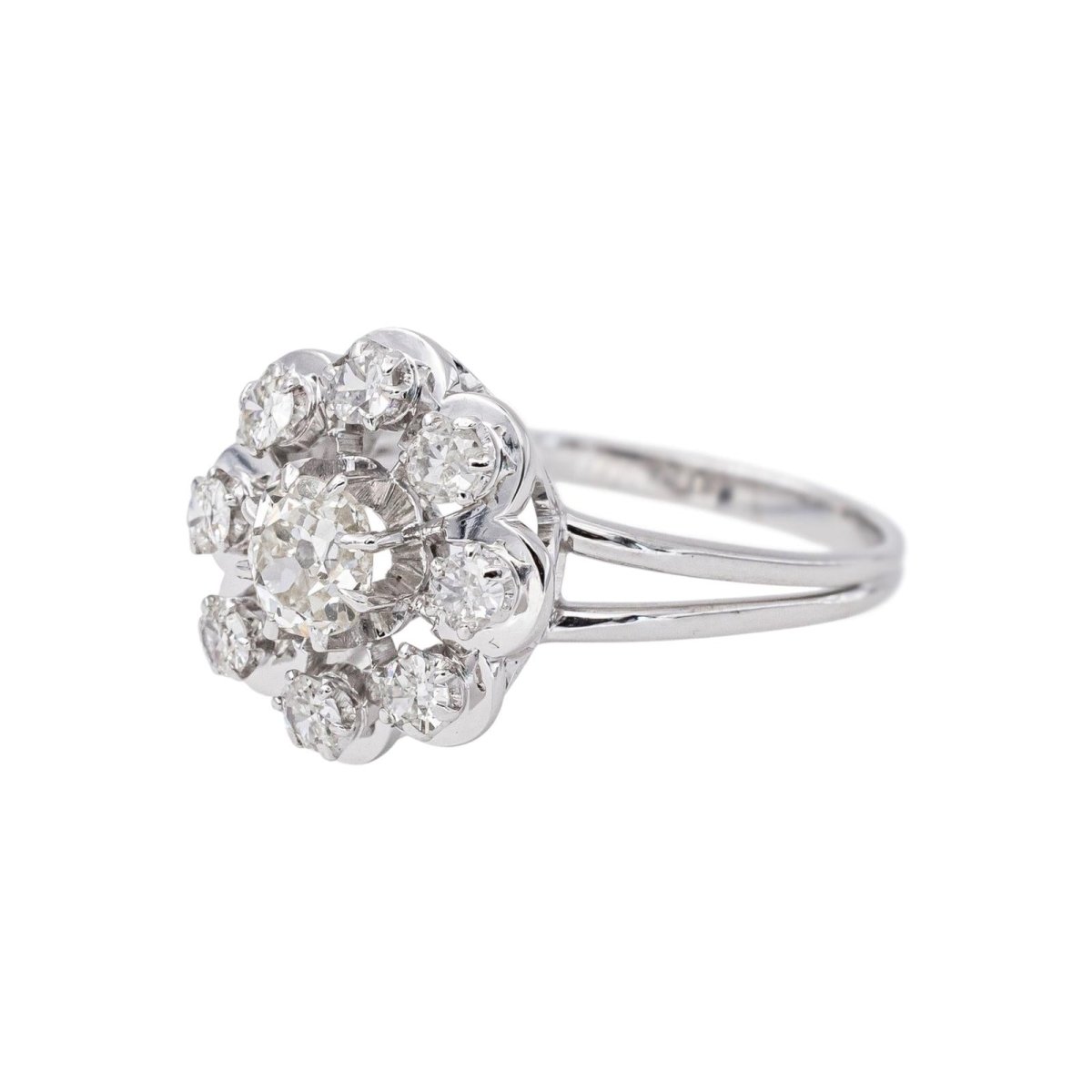 Bague Or blanc Diamant - Castafiore