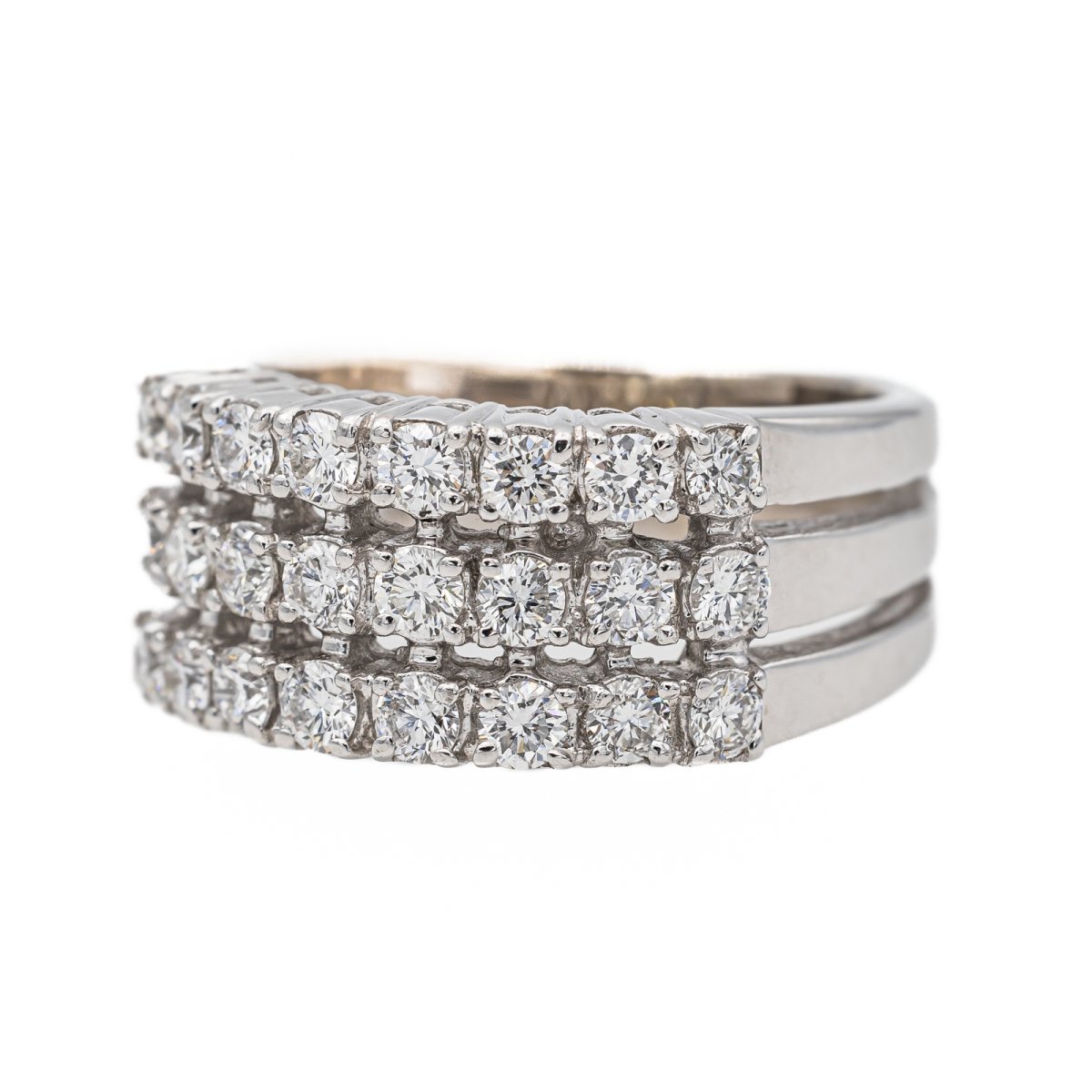 Bague Or blanc Diamant - Castafiore