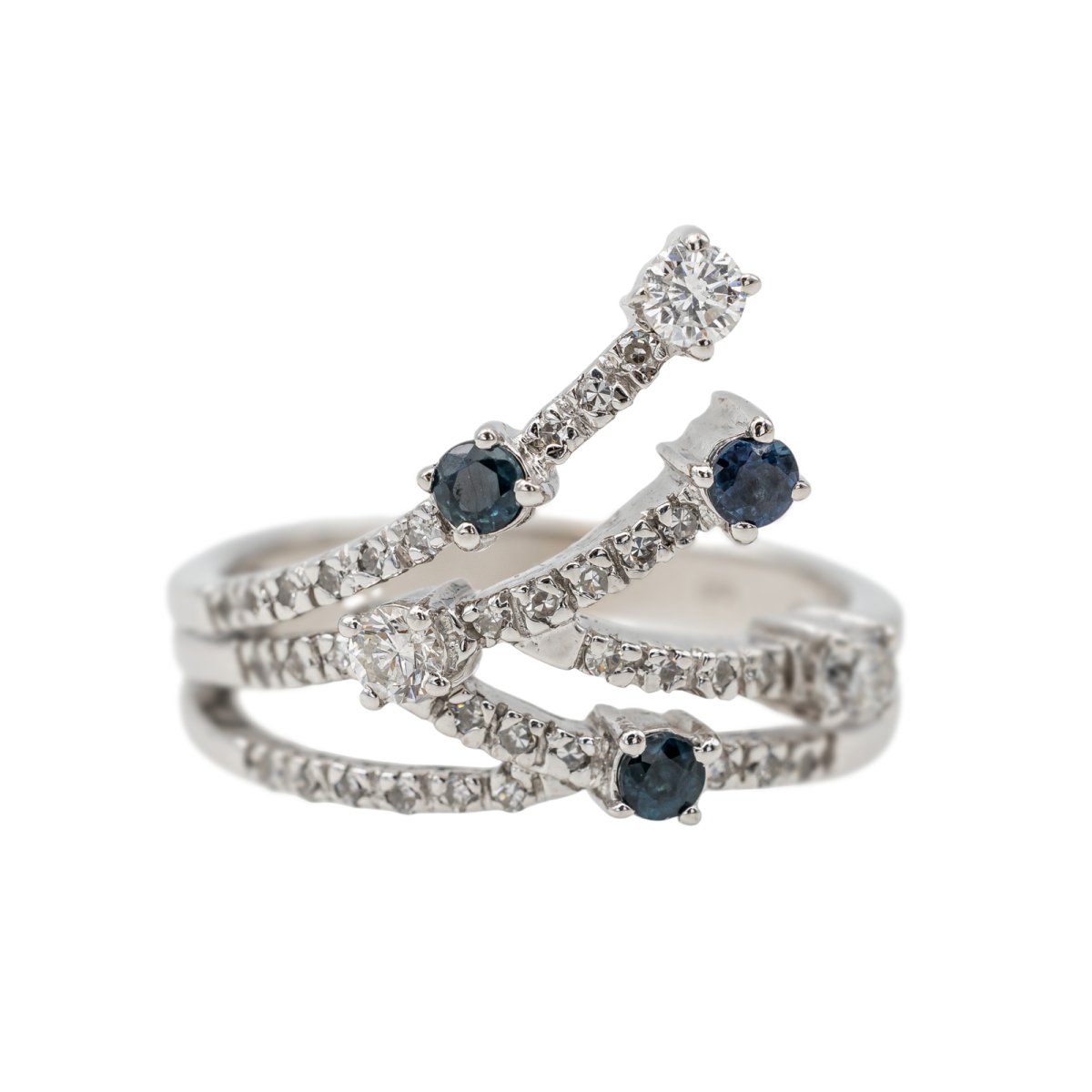 Bague Or blanc Diamant - Castafiore