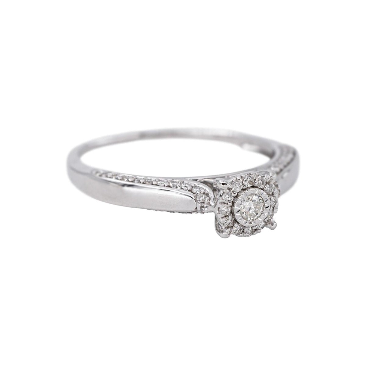 Bague Or blanc Diamant - Castafiore