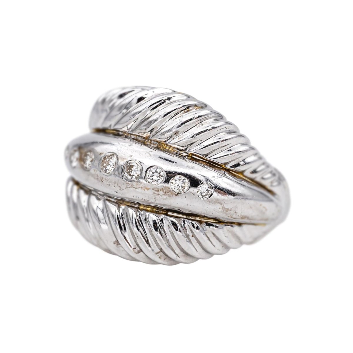 Bague Or blanc Diamant - Castafiore