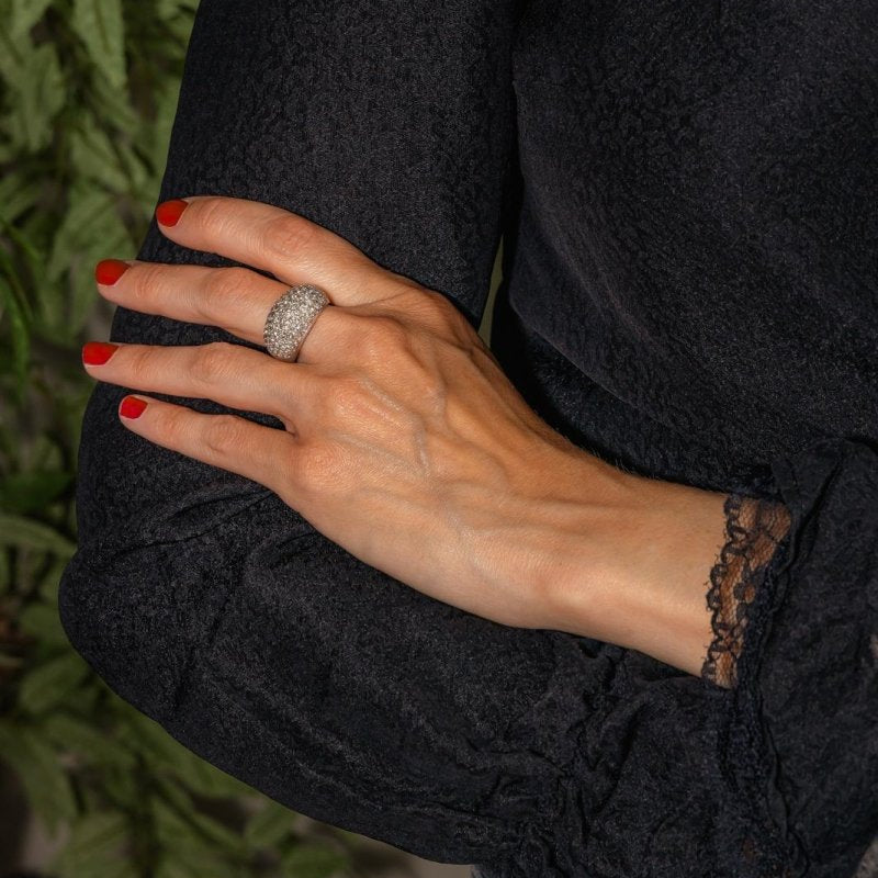 Bague Or blanc Diamant - Castafiore