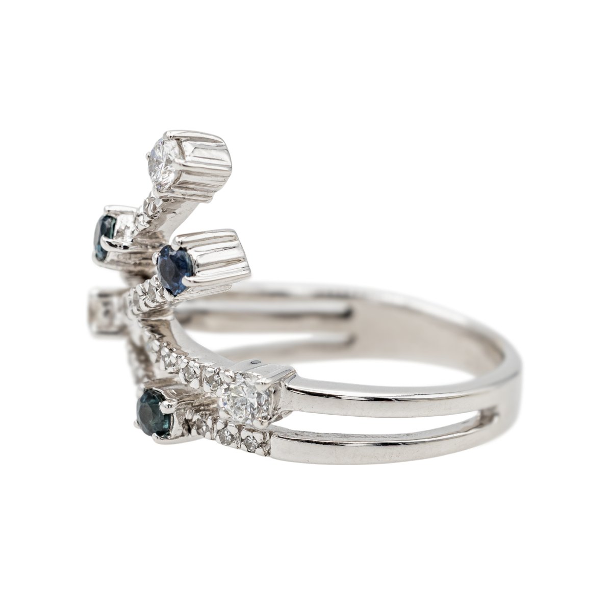 Bague Or blanc Diamant - Castafiore