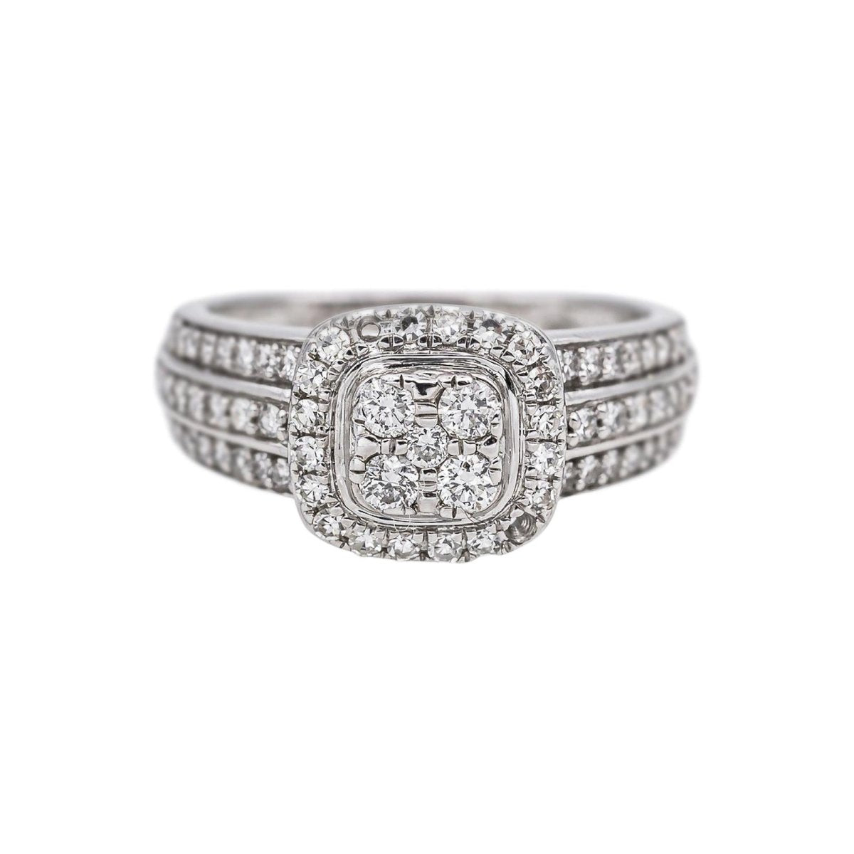 Bague Or blanc Diamant - Castafiore