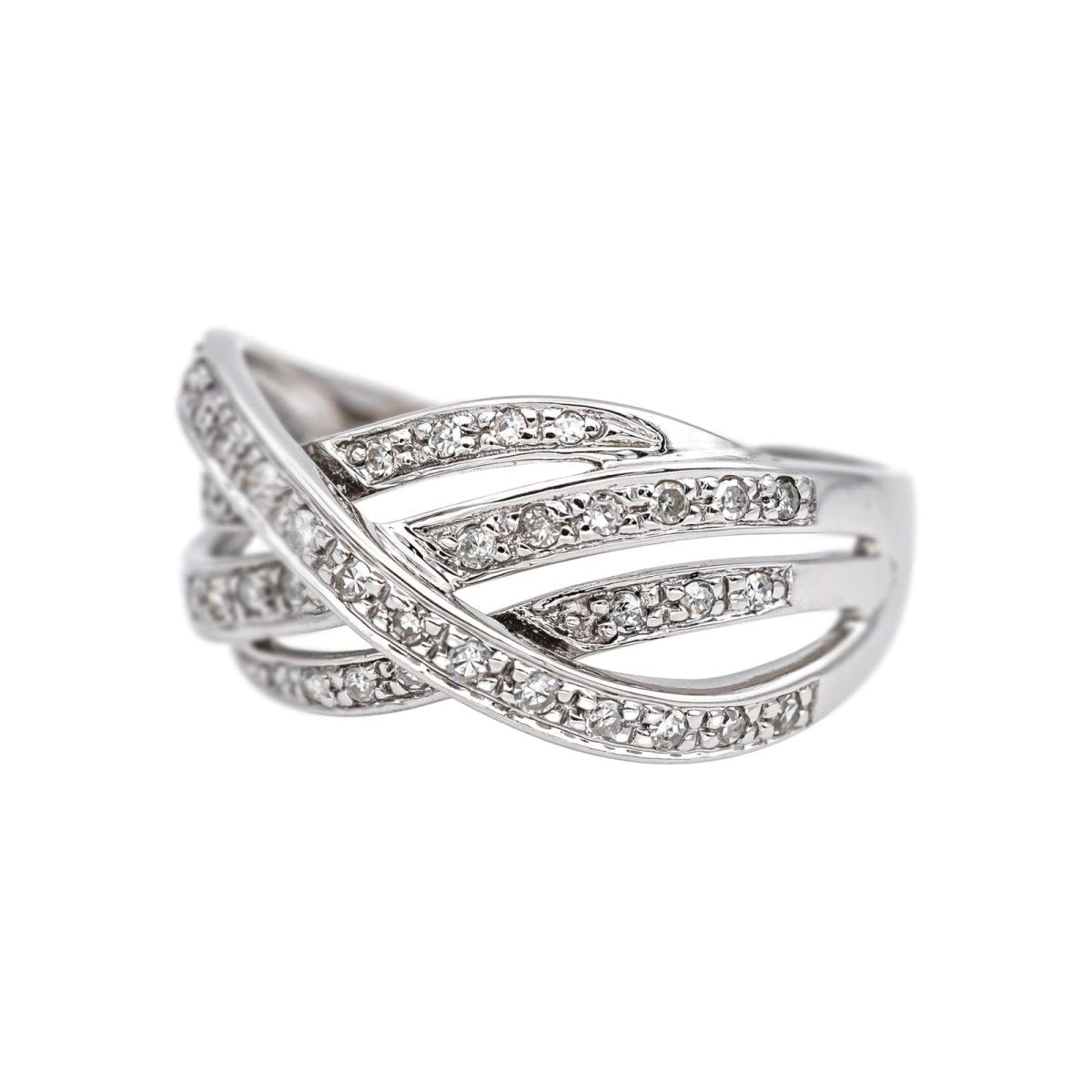 Bague Or blanc Diamant - Castafiore