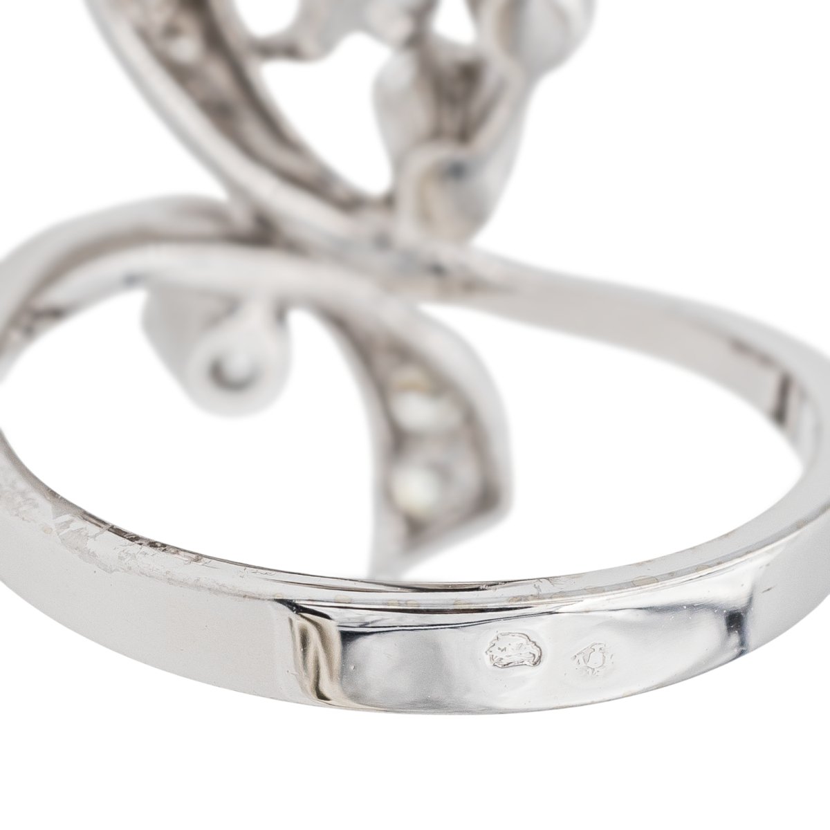 Bague Or blanc Diamant - Castafiore