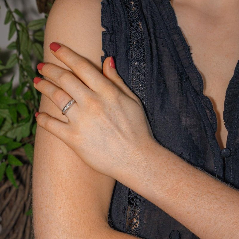 Bague Or blanc Diamant - Castafiore