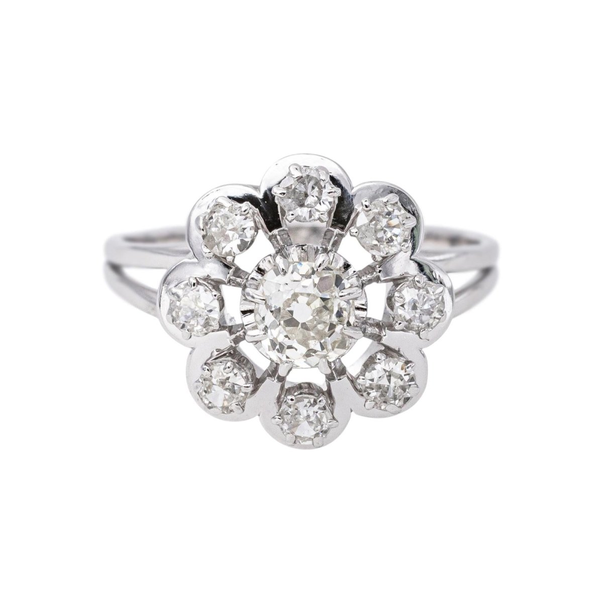Bague Or blanc Diamant - Castafiore