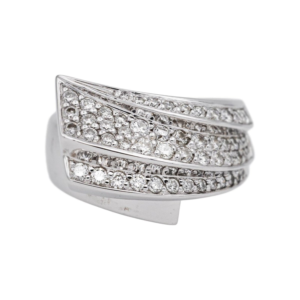 Bague Or blanc Diamant - Castafiore