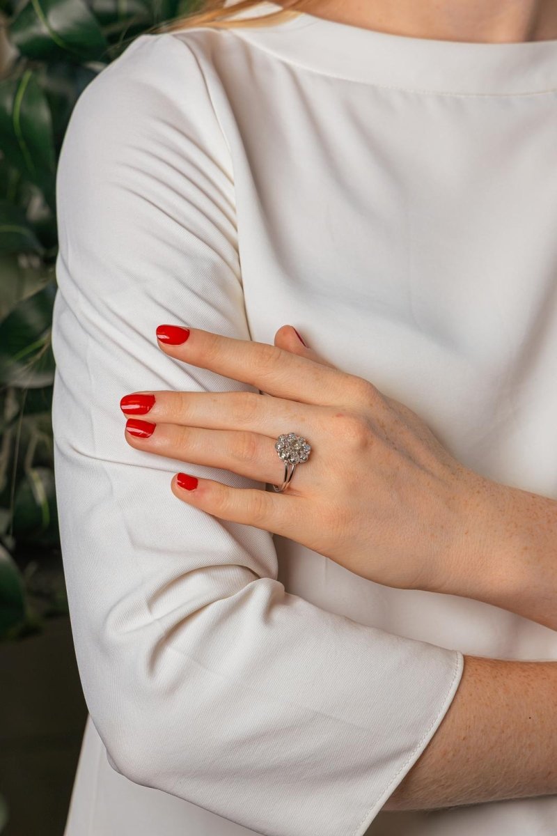 Bague Or blanc Diamant - Castafiore
