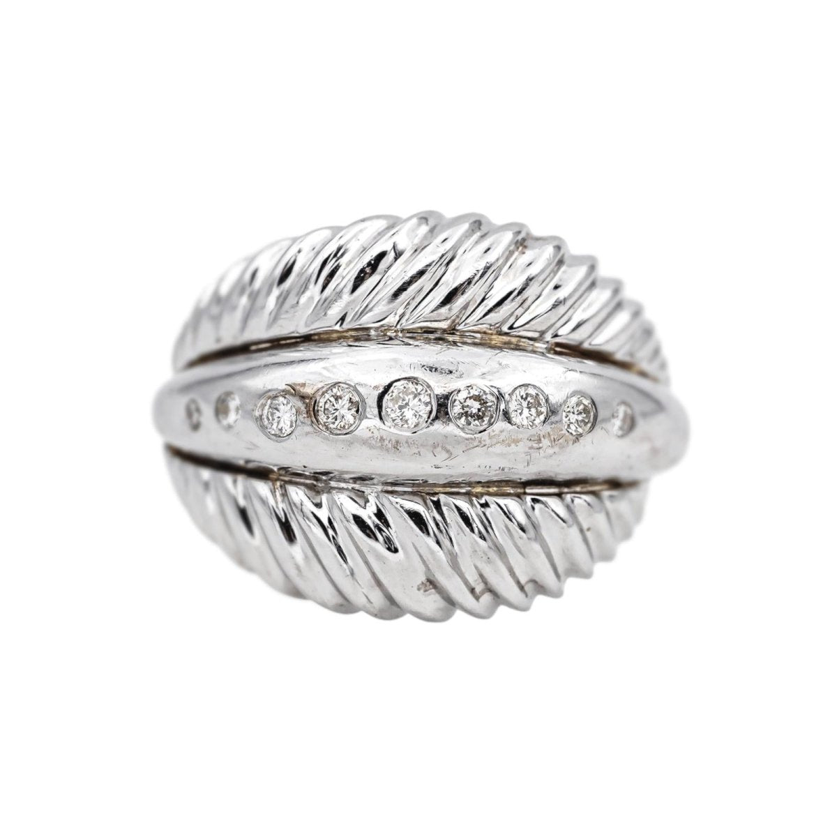 Bague Or blanc Diamant - Castafiore